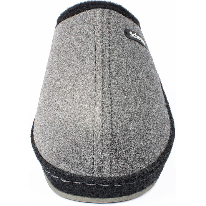 Домашні тапочки Schawos Lisa з вовни для жінок, теплі, з підкладкою, з супінатором, неслизька підошва (39 EU, Антрацит 10w)