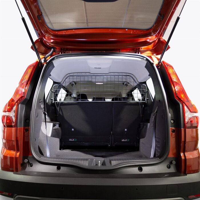 Сітка для собак Travall для Dacia Jogger (2021-): спеціалізована сітка для багажника, захист багажника для транспортування собак, міцна сталева сітка для автомобіля