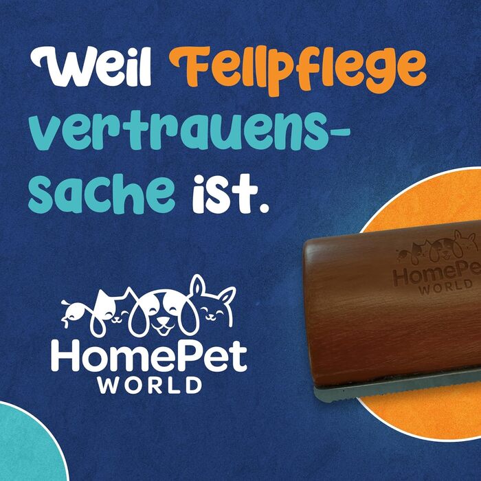 Двостороння щітка для собак та котів HomePetWorld - для догляду за довгою та середньою шерстю, видаляє клубки та підшерстя