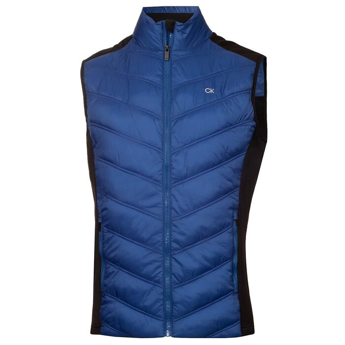 Чоловіча гібридна гольф-куртка Calvin Klein Frontera Full-Zip, чорна (M, Royal)