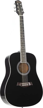 Акустична гітара Red Hill D-1-CE Dreadnought з Cutaway, електроакустична, липа, чорний колір