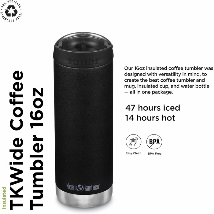 Klean Kanteen Men's tkwide Water Bottle
