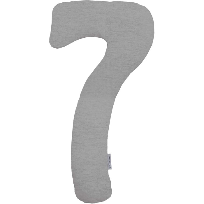 Theraline my7 Replacement Cover for Side Sleeper Pillow, Cover made of fine Bamboo Viscose + Organic Cotton, Bamboo Collection, Color: Melange Medium Grey Bamboo Collection
