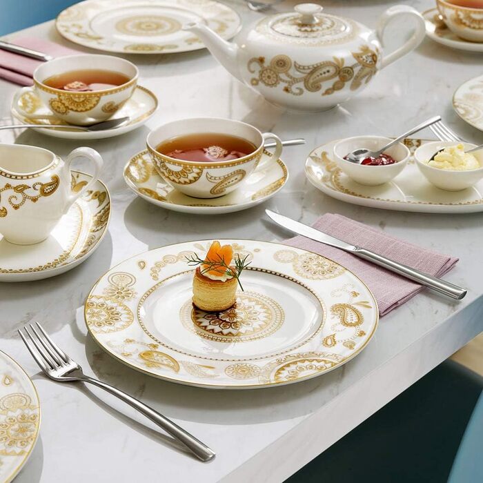Villeroy & Boch – Piemont Cutlery Set, 30 Pieces, 6 Place Settings, Dishwasher Safe, Stainless Steel, Cutlery Set, Flatware, High-Quality Cutlery, Dinner Cutlery Set, Knives, Forks, Spoons, Stainless Steel