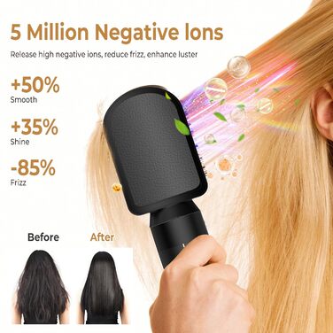 Мультистайлер Airstyler Pro 7-в-1: Фен, дифузор, локони, термощітка, випрямляч, чорний