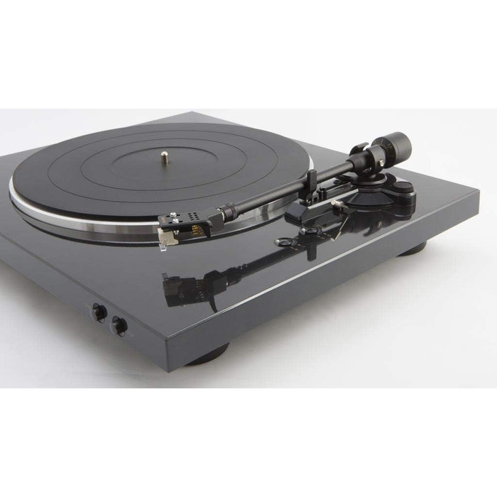 Програвач вінілу Denon DP-300F Premium (чорний) з автоматичним керуванням та вбудованим фонокоректором
