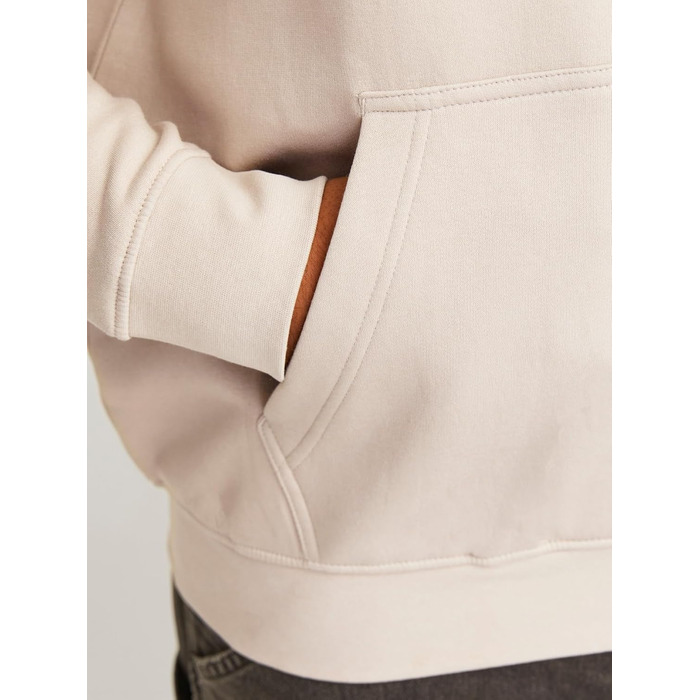 Чоловічий худі з капюшоном Jack & Jones з принтом, розмір XL, колір Moonbeam