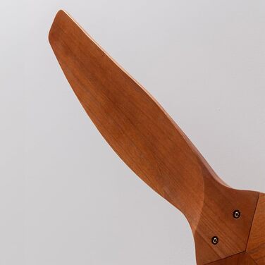 Вентилятор стельовий Cecotec EnergySilence Aero 5500 Aqua IronDarkWood Connected, двигун DC 40W, Wi-Fi, для дому та вулиці, 3 лопаті, 6 режимів, металік та темно-коричневий сталь | темне дерево