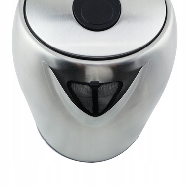 Електричний чайник Aigostar 300104CEA, 2200 Вт, 1,7 л, сріблястий/сірий
