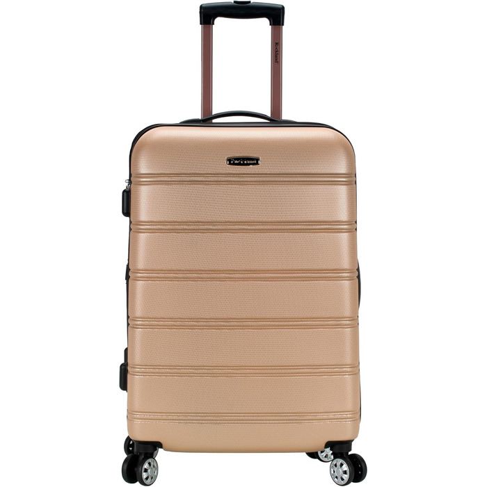 Чемодан Rockland Melbourne Hardside розкладний для велосипеда, 2 шт (50.8/71.1 см), 20'/28' (24' Medium, Champagner)