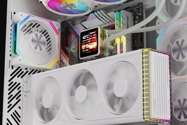 Корпус для комп'ютера darkFlash DY460 White ATX, 4x ARGB вентилятори, USB-C