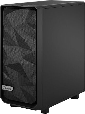 Корпус для комп'ютера Fractal Design Meshify 2 Compact Black ATX Mid Tower (Black TG Light Tint), високий повітряний потік