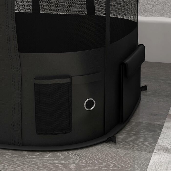 Клітка для собак PawHut, переносна, складана, жовта, 94 x 74 x 60 см