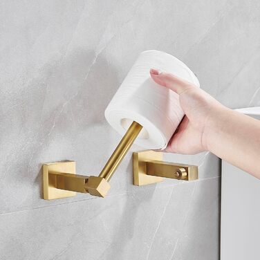 Тримач туалетного паперу вінтажний з латуні з кришкою – настінний, для ванної кімнати, бронзовий (оливковий)