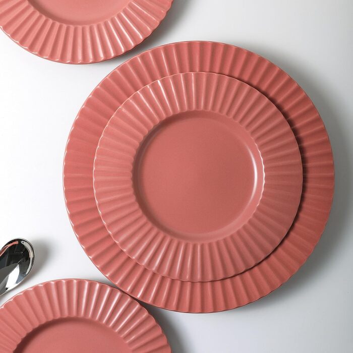 Посуд Christian Siriano Lusso Tafelservice 16 предметів, білий, кераміка для 4 осіб