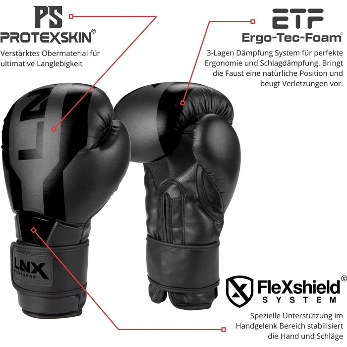 Боксерські рукавички LNX Stealth - чоловічі/жіночі, 8-16 Oz. Ідеально для кікбоксингу, боксу, муай-тай, ММА, спарингу та тренувань. Колір: Berry (502).