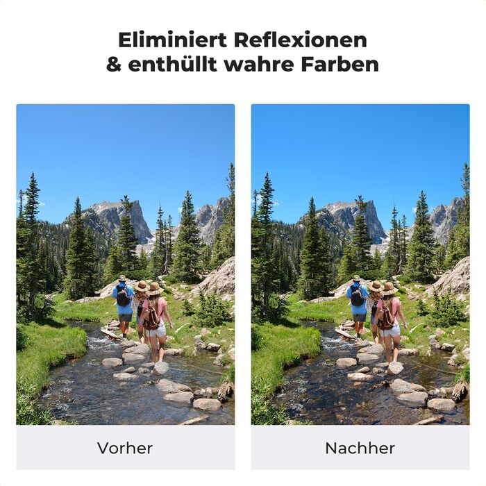 CPL фільтр K&F Concept 77mm: кругла поляризаційна фільтр з магнітним кріпленням, HD скло з Nano-Xcel покриттям