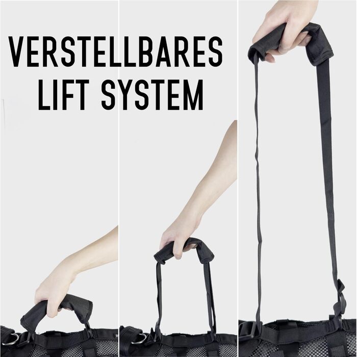 Тактичне облягання для собак, підтримуюче облягання для середніх та великих собак, Air Mesh регульоване облягання для службових собак з металевою застібкою 39g для навчання, прогулянок, чорний, розмір M (обхват шиї: 36-53 см, обхват грудей: 50-74 см)