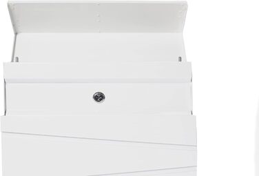 Поштовий ящик ARREGUI Armor E6905 антрацит, сталь, для газет, DIN A4, настінний, з захисним клапаном