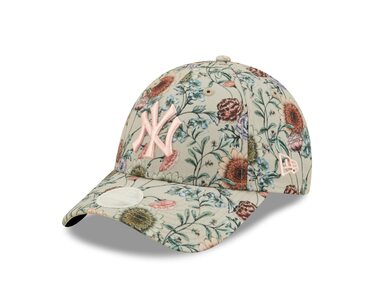 Кепка New Era New York Yankees MLB Floral Stone 9Forty регульована бежева