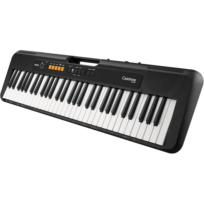 Клавіатура Casio Casiotone CT-S100 з 61 клавішею, 122 звуки та 61 ритми, чорна, сучасний дизайн