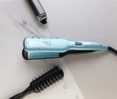 Випрямляч для волосся Remington S7350 Wet2Straight: для мокрого та сухого використання, LCD-дисплей, 140-230°C, турецький колір