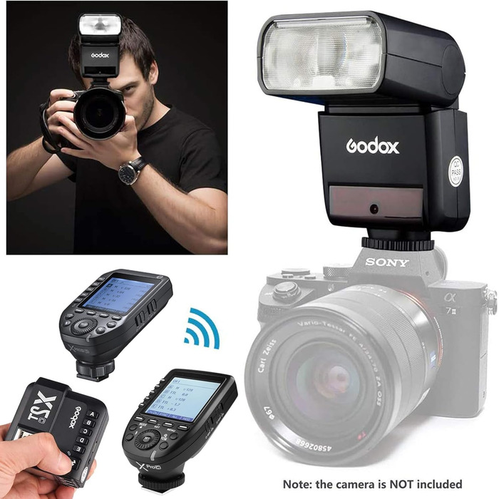 Спалах Godox TT350S TTL 2.4G HSS 1/8000s GN36 для Sony - Сумісний зі Sony Mirrorless