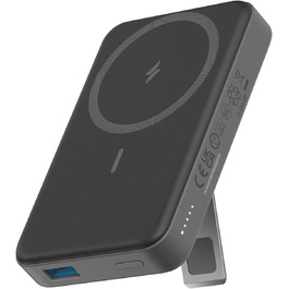 Anker Power Bank 10000mAh Магнітний, Бездротовий, для iPhone 13/12, Чорний