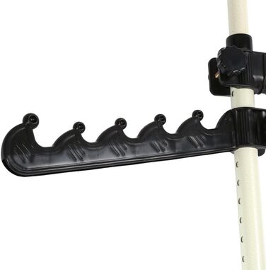 EBTOOLS Telescopic Clothes Rail System, Steel Clothes Rack, 240 kg, 160-320 cm, including 105 cm Clothes Rail
