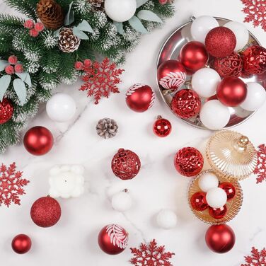 Набір прикрас на ялинку SY CRAFT 86 шт. - кульки, сніжинки, подарункові пакети (золотий)