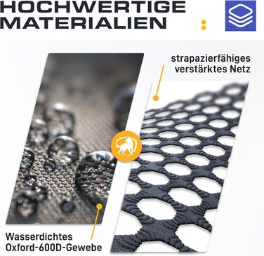 Транспортна переноска для собак та котів, складна, чорна (L, 70x52x52 см)