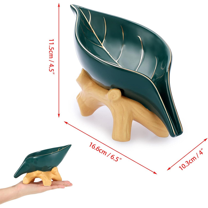 Керамічна мильниця-підставка SUMNACON: стильний аксесуар для ванної та кухні