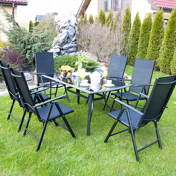 Комплект стола та стільців Lazur metal Verona, сірий