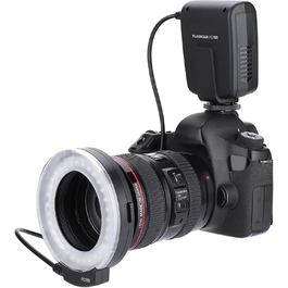 VBESTLIFE FC-100 LED-кільцеве світло для фотостудії, універсальне, 5000K, 7 рівнів регулювання, адаптери 40.5-77 мм VBESTLIFE FC-100 LED-кільцеве світло для фотостудії, універсальне, 5000K, 7 рівнів регулювання, адаптери 40.5-77 мм