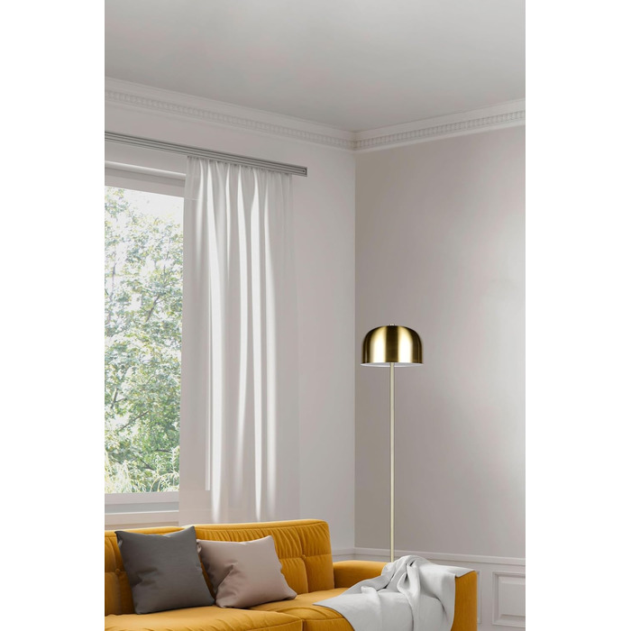 LED настільна лампа Julien, акумуляторна, USB-C, бездротова, диммування торканням, Ø 12 см, металева, 1,5W, матове латунь