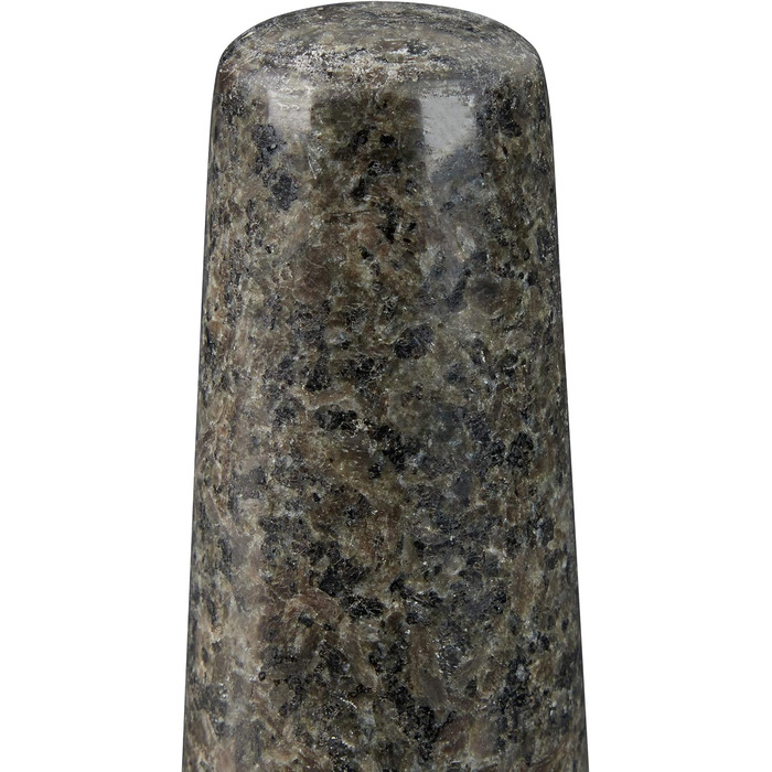 Гранітний ступка з пестиком Relaxdays - для спецій та трав, Ø 16 см, 400 мл, сірий