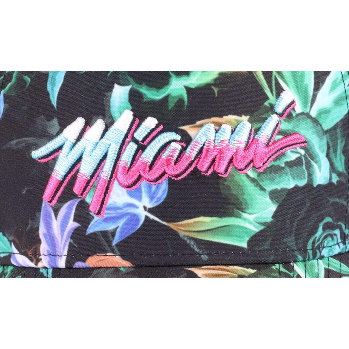 Кепка New Era Miami Heat NBA регульована бейсболка Snapback Trucker 9Forty, універсальний розмір (Trucker-Heat-Black#28450)