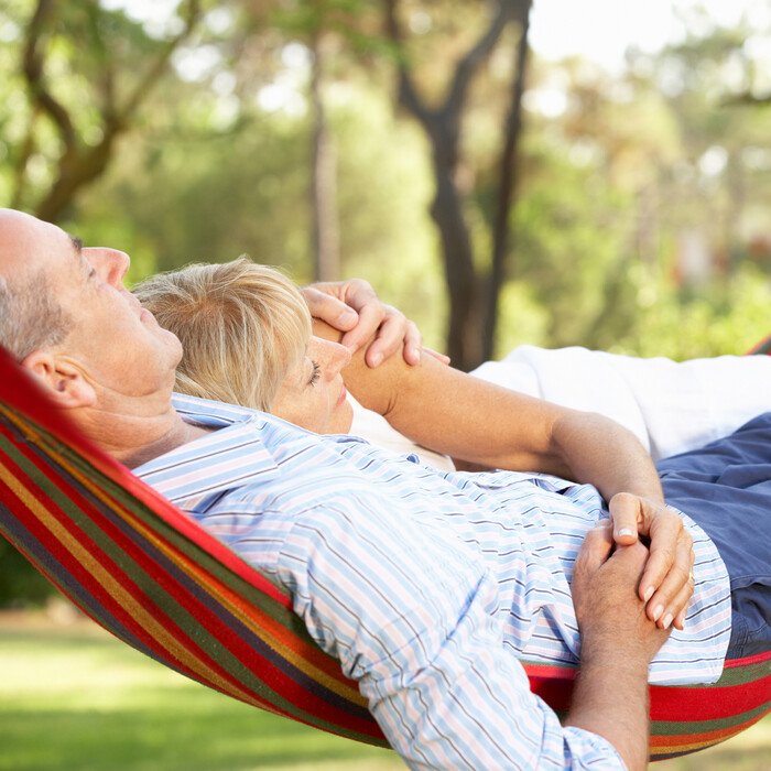 Relaxdays Барвистий смугастий бавовняний гамак