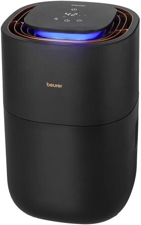 Зволожувач повітря Beurer LB 300 Plus з холодною технологією випаровування, індикатором вологості, функцією сушіння фільтра, для приміщень до 45 м²