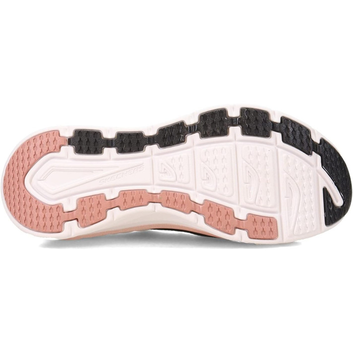Кросівки Skechers D'lux Walker Let It Glow жіночі, чорні з рожево-золотою окантовкою, 39 EU