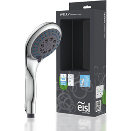 Душовий набір EISL PARMA DX5082CSB, душова стійка 70 см, лійка з 8 режимами, шланг і тримач, хром