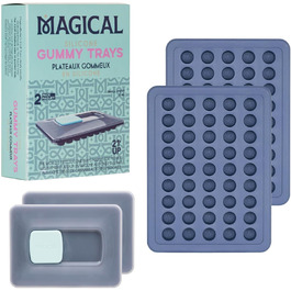 Magical Butter Silicone Candy/Chocolate/Soap Cups, Non-Stick, 2 ml