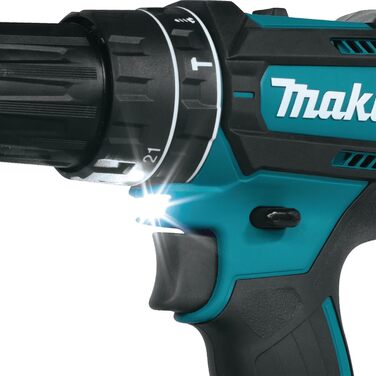 Ударний дриль-шуруповерт Makita DHP482RFX9 18V, 3.0 Ah, 2 акумулятори + зарядний пристрій в алюмінієвому кейсі, Petrol, комплект з 96 аксесуарів