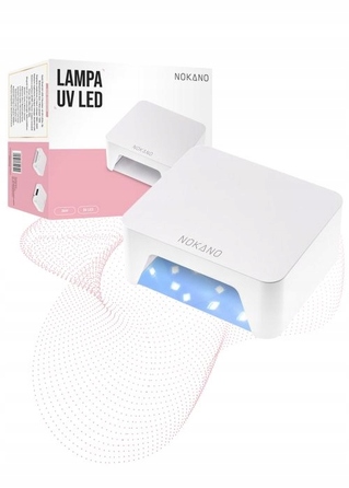 LED+UV лампа для манікюру NOKANO V9 36 Вт, біла