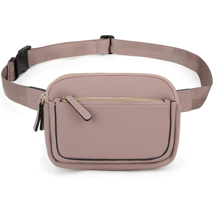 Жіночий гаманець UTO з PU шкіри, багатофункціональний на замку, клатч для телефону (1247 Рожевий)