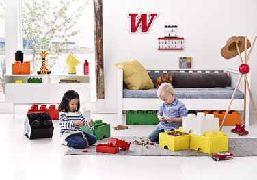 LEGO коробка для зберігання, пластикова, багатобарвна, форма цеглинки