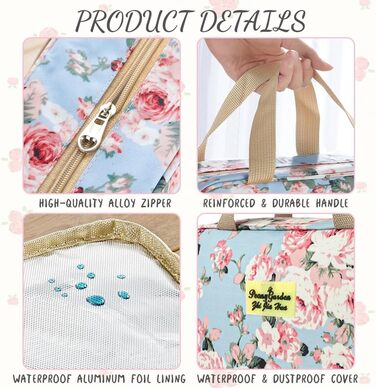 Чоловіча/Жіноча велика косметичка для подорожей, органайзер для косметики та аксесуарів, велика валізка з ручкою #9