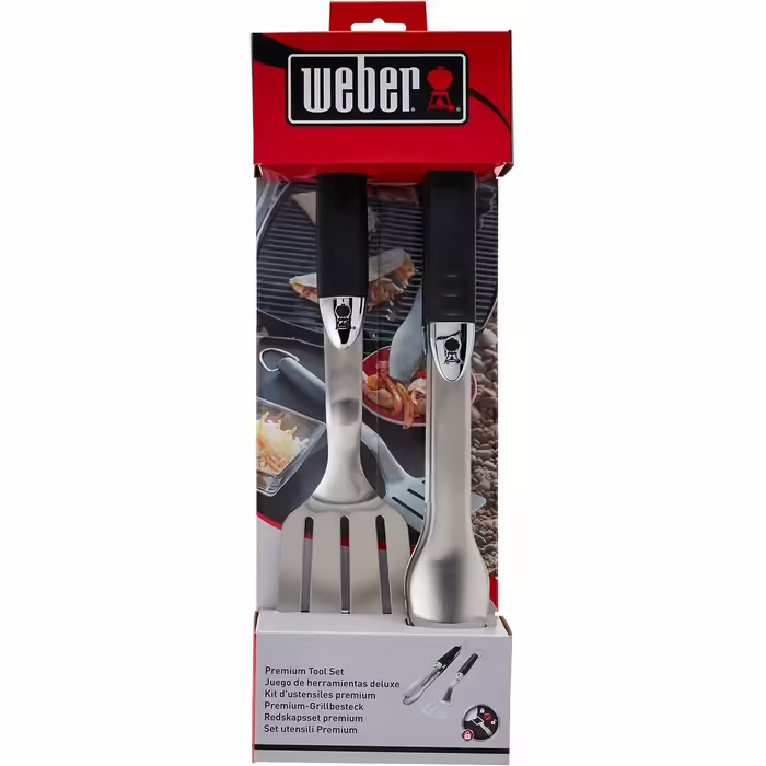 Набір гриль-інструментів Weber 2 шт, нержавійка, чорний