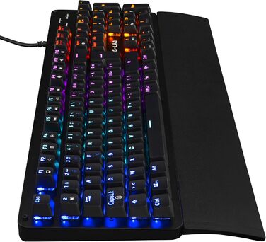 G-LAB Keyz Carbon-E RGB Механічна ігрова клавіатура (синій перемикач) чорна