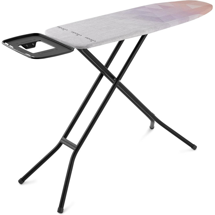 Прасувальна дошка Vileda Diamond з регулюванням висоти та покриттям з титану | Для парогенераторів, сертифікована TÜV | Велика поверхня 120x38 см, 3 роки гарантії, екологічна упаковка